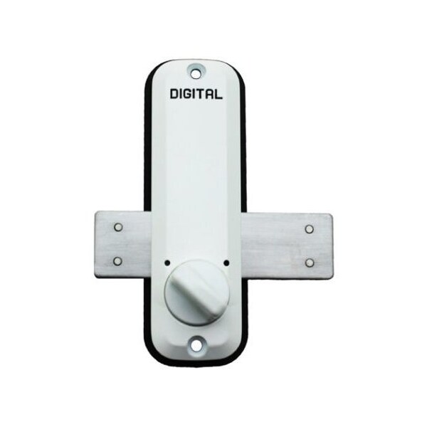 Mechanical Surface Mount Digital Keyless Combination Lock White
